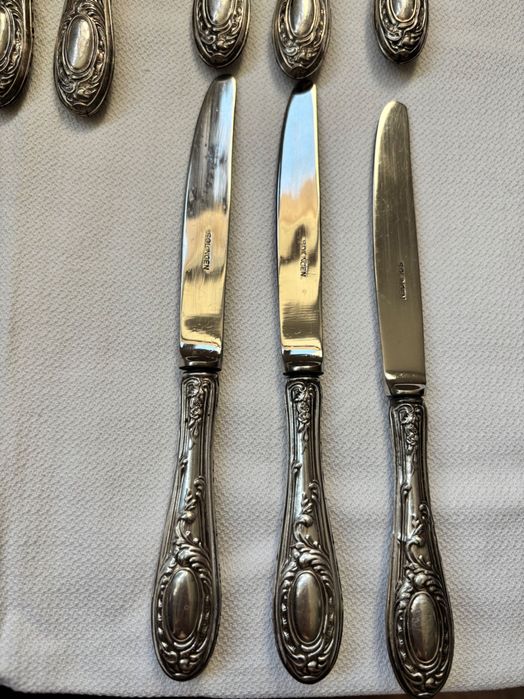 Tacamuri argint furculite si cutite