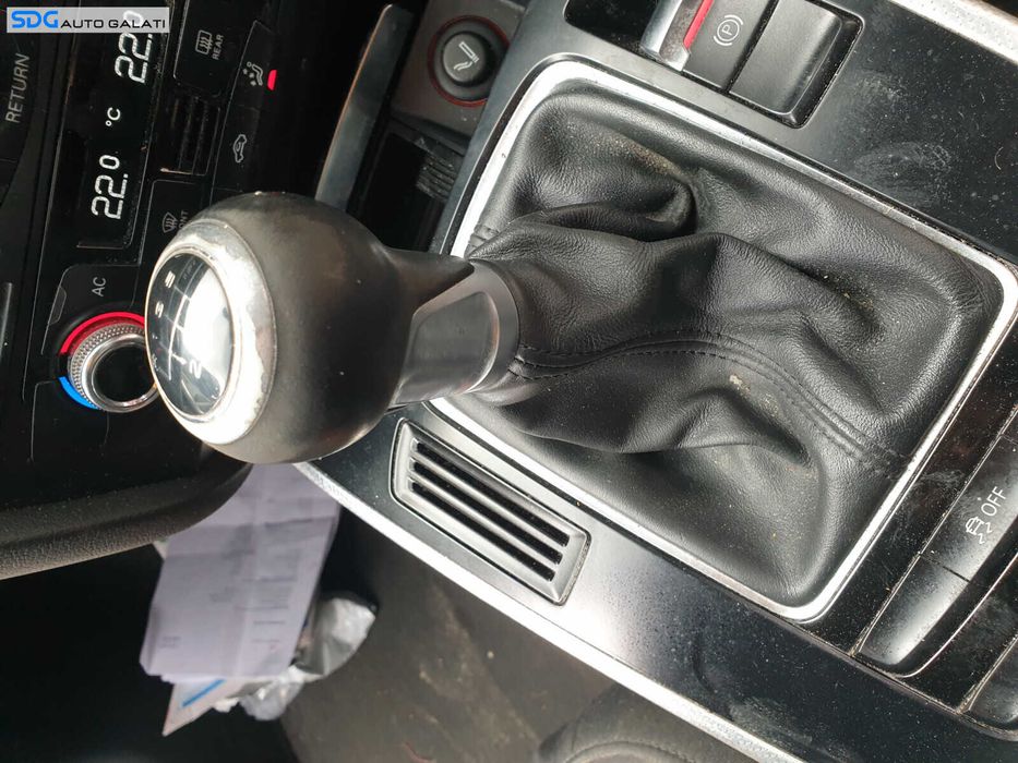 Nuca cu Manson Piele Maneta Schimbator Viteze 6 Trepte cu Uzura Audi A4 B8 B8.5 2008 - 2012 [C5466]