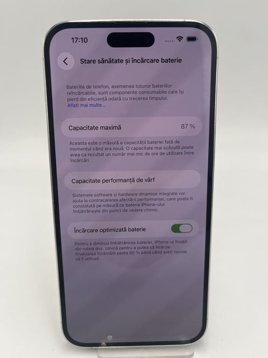 Iphone 14 Pro Max 128 GB / 87 Baterie Cod 3657