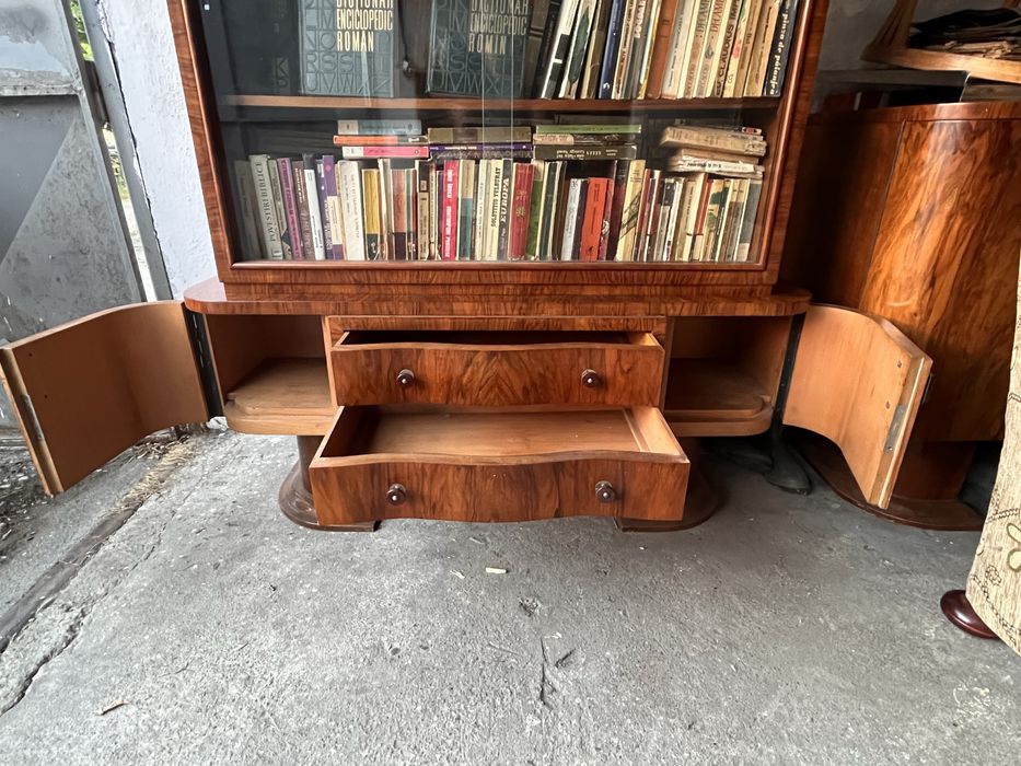 Vitrina Biblioteca si comoda Art deco interbelice
