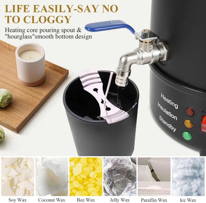 Топилка за разтапяне на восък LIROPAU Wax Melter,Гаранция