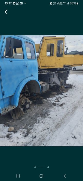 Автокран Маз запчасти разбор