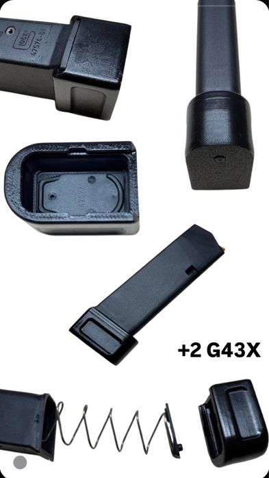 Капачка/Удължител +2 за 43x, 19, 17, 48 и 23 Glock/Глок