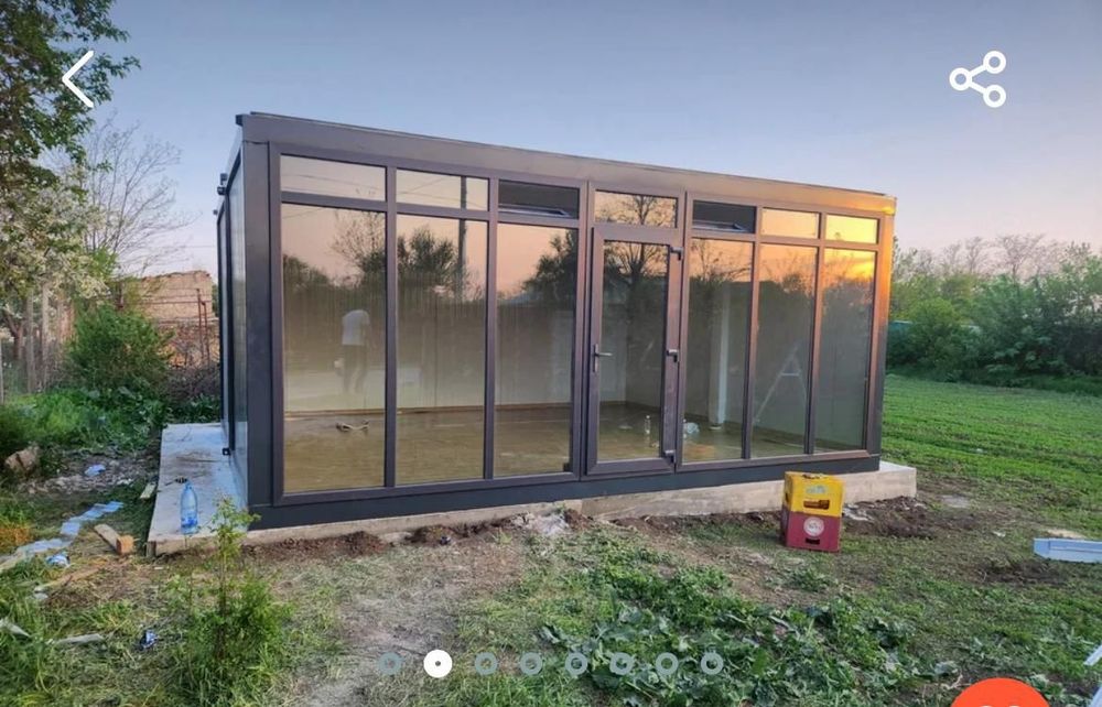 Vand container modular cu vitrina sau fără