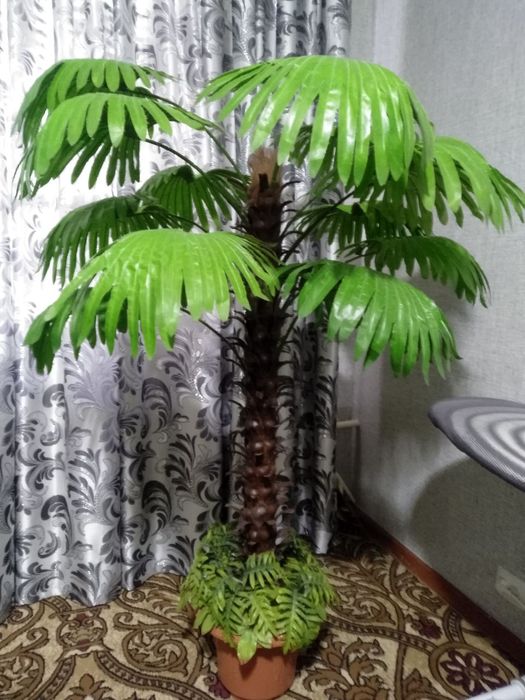 Пальма интерьерная искусственная. Минимум ухода, максимум уюта!