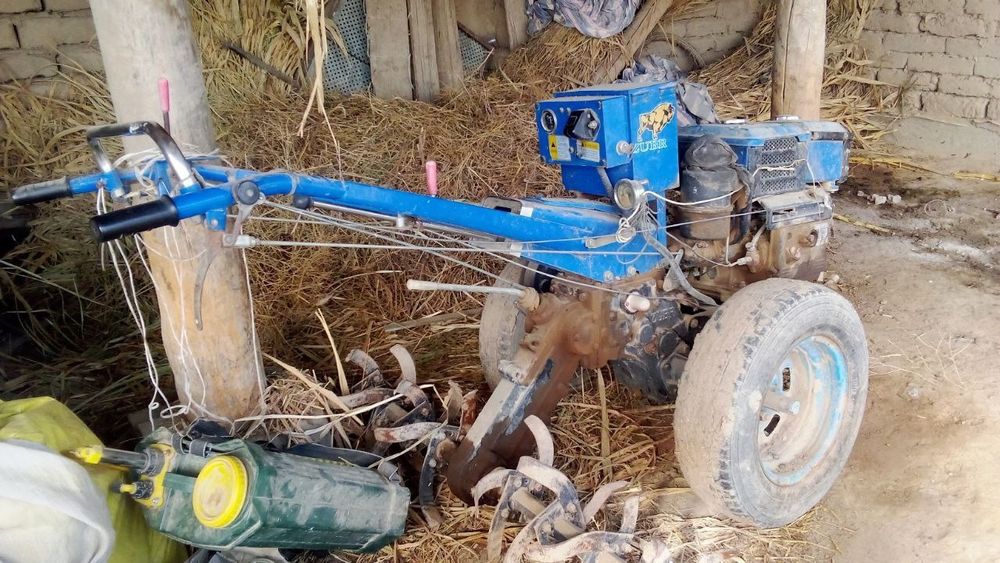 Zubr traktorcha sotiladi, Зубр трактор сотилади, комплекр жатка билан