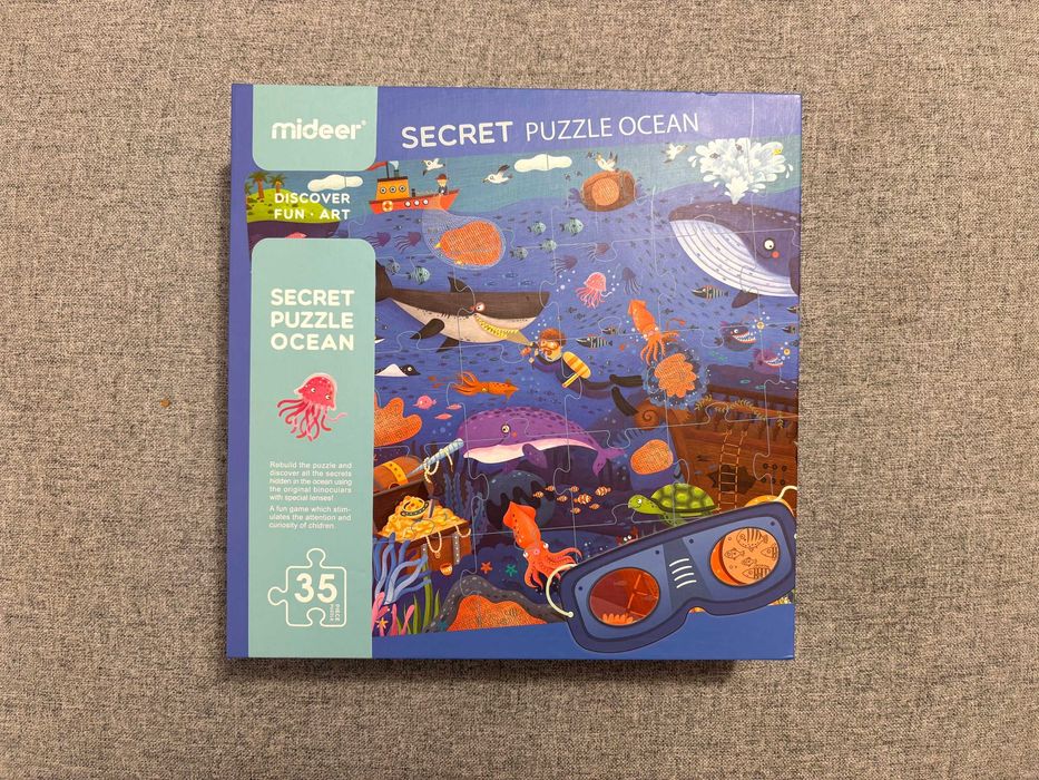 Puzzle secret cu ochelari - Oceanul