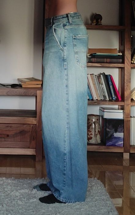 Широки Дънки BERSHKA 34 baggy