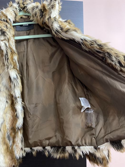 Bik Bok зимно палто,изкуствен косъм / Krizia Dior,естествен пух