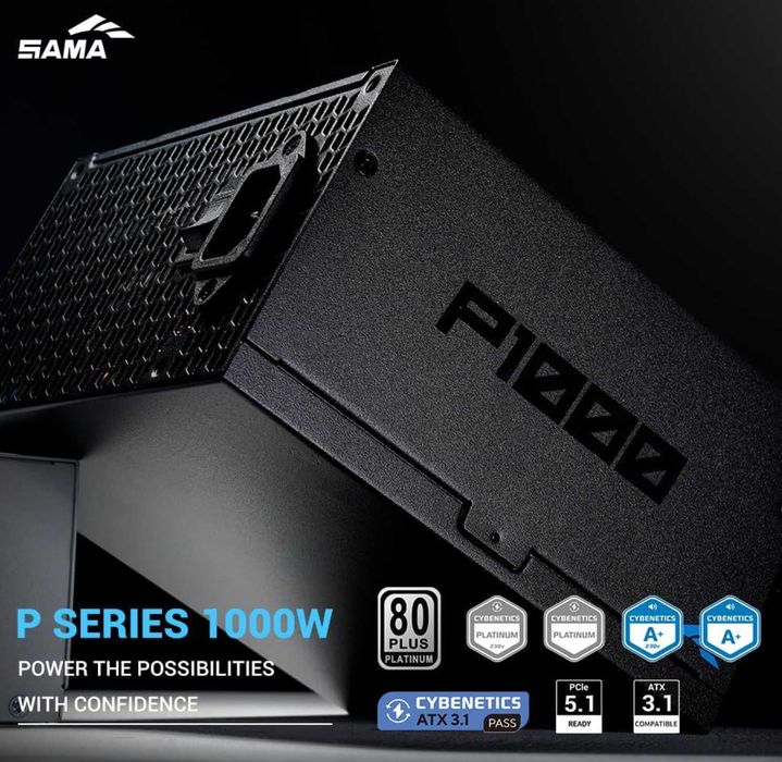 Sursă de alimentare SAMA P1000 Platinum de 1000 W
