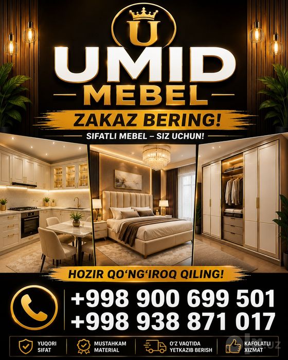 Umid mebel zamonavi va siz hohlaga uzlubda