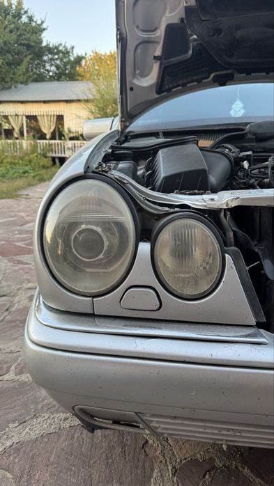 Фары мерседес w 210 дорест билед линзами