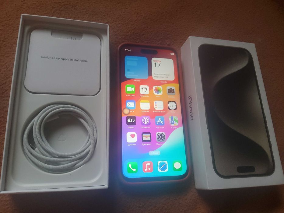 IPhone 15 Pro Max, 1 Тб, 100%, Titanium. Обмен или Продажа.