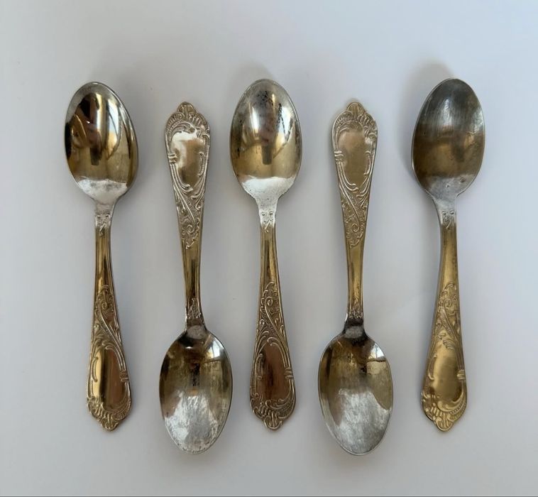 Сребърни десертни лъжички