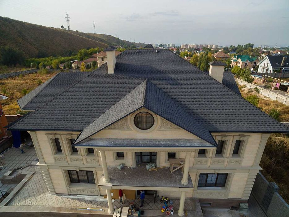 Yumshoq tom, tegola andulin texnonikol, mansarda krisha