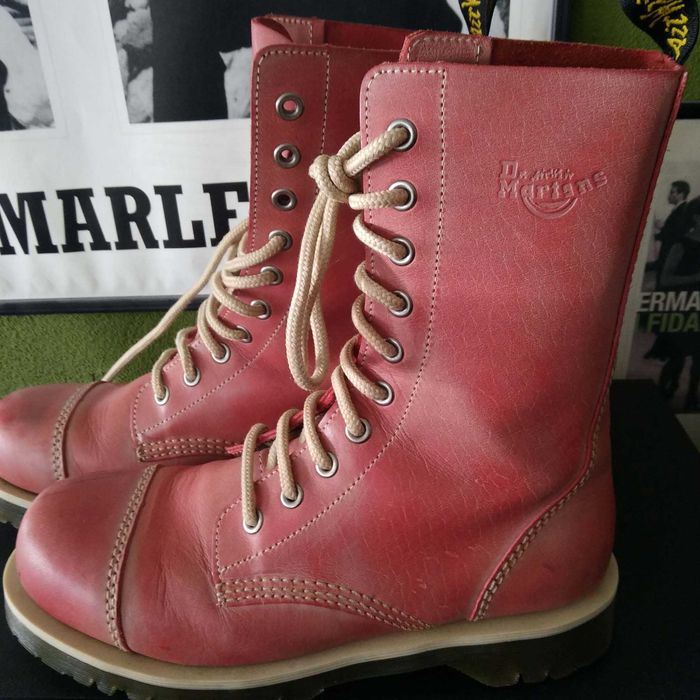 DR MARTENS B234 ROSE SIDE SWIPE високи кубинки, номер 41, UK 7