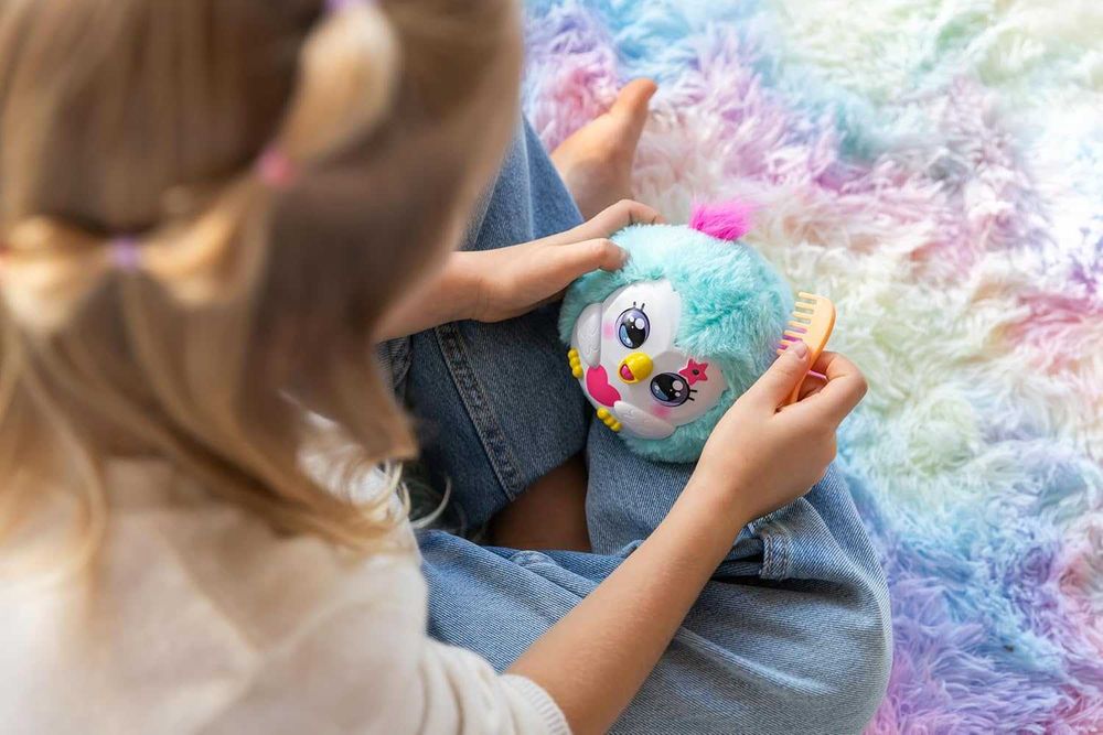 Интерактивна плюшена играчка Бухал с аксесоари над 30 звука