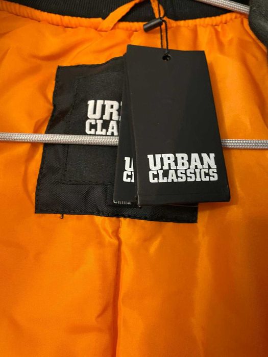 Jacheta barbati Urban Classics Basic Bomber, negru, M