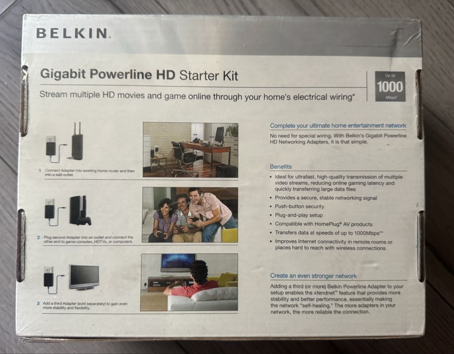 Kit de pornire Belkin Gigabit Powerline HD