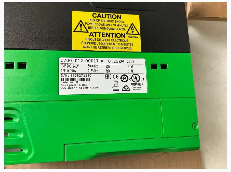 VFD - DURR C200-012 /  230 V -  0.25 kW