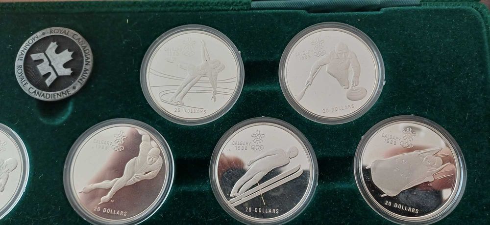 Сребърни монети - Олимпийски игри Калгари 1988 година