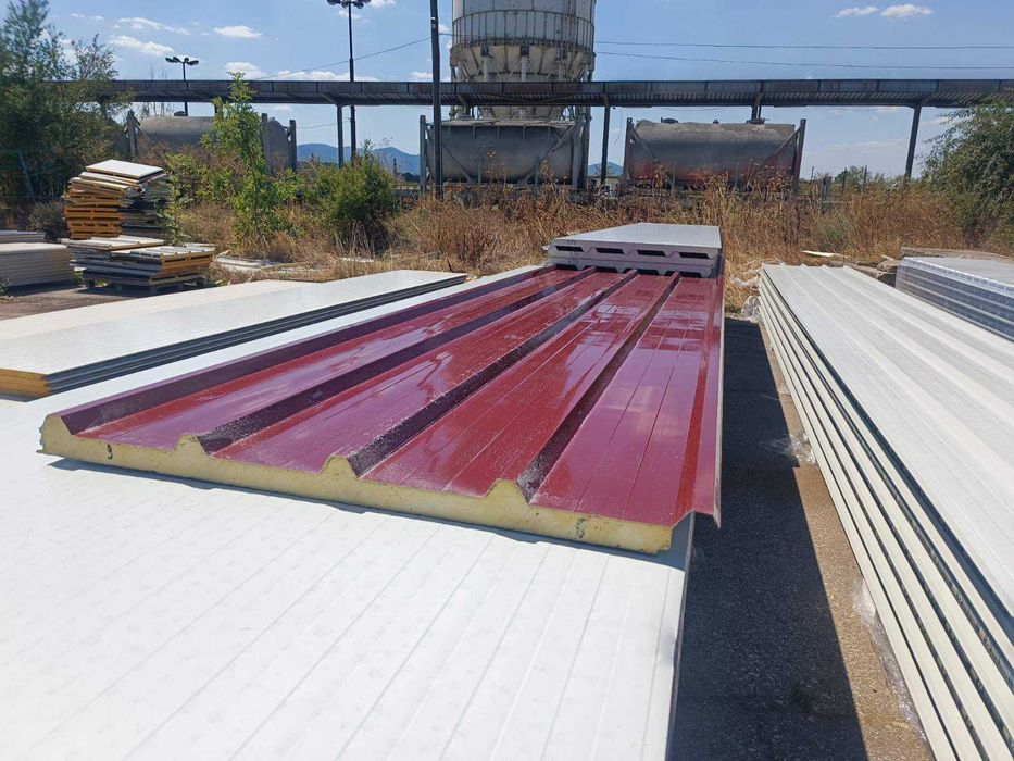 Термопанели - покривни и стенни. Сандвич панели. Аксесоари.