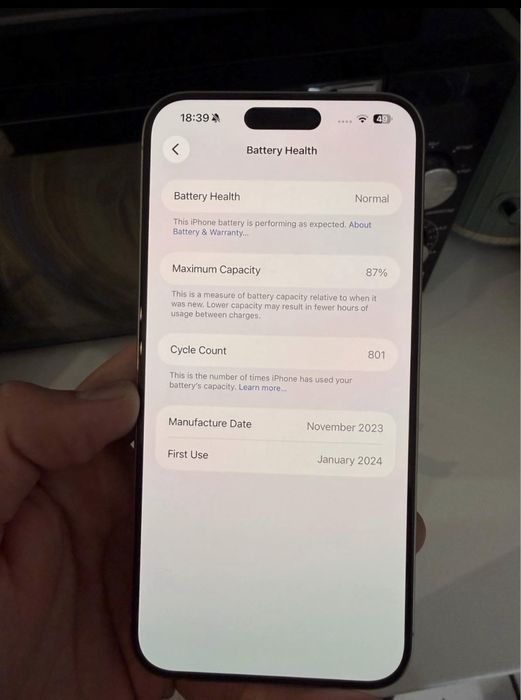 Iphone 15 pro max 256 gb