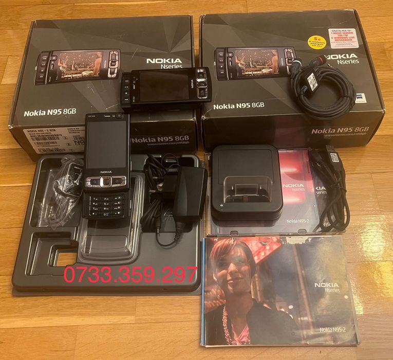 Nokia N95 8GB - CA NOU ! Full Box ! RARITATE Colectie Vintage