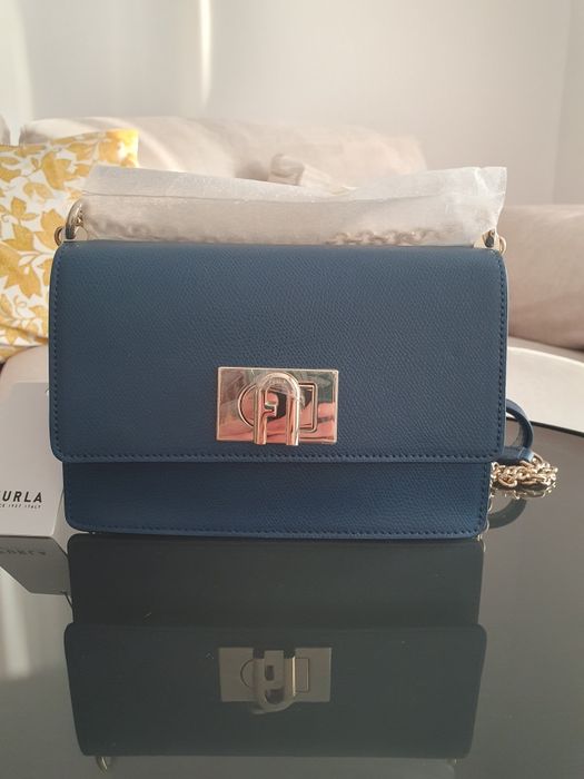 Geanta Furla, albastru inchis, noua