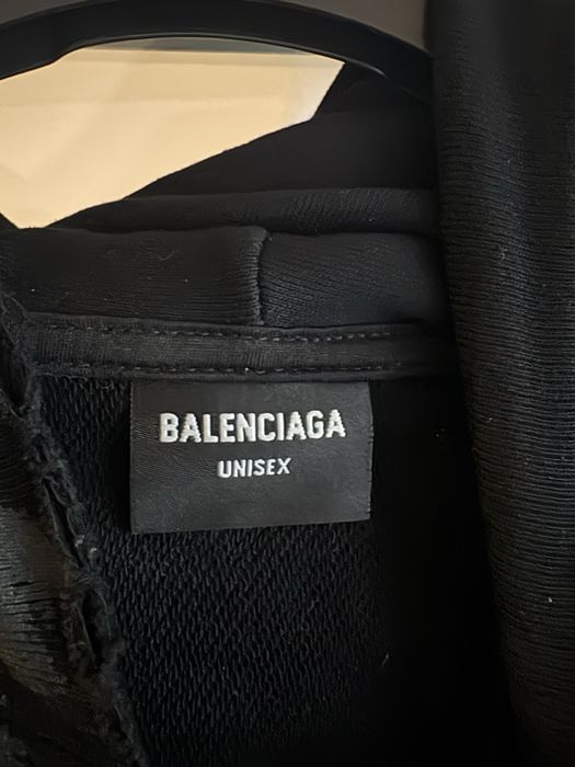 Hanorac Balenciaga distressed (Rick Owens, Margiela, Vetements)