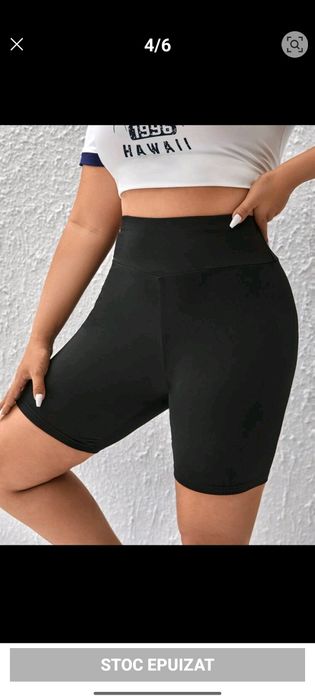 Vand pantalon blugi trei sfertur i mărime mare