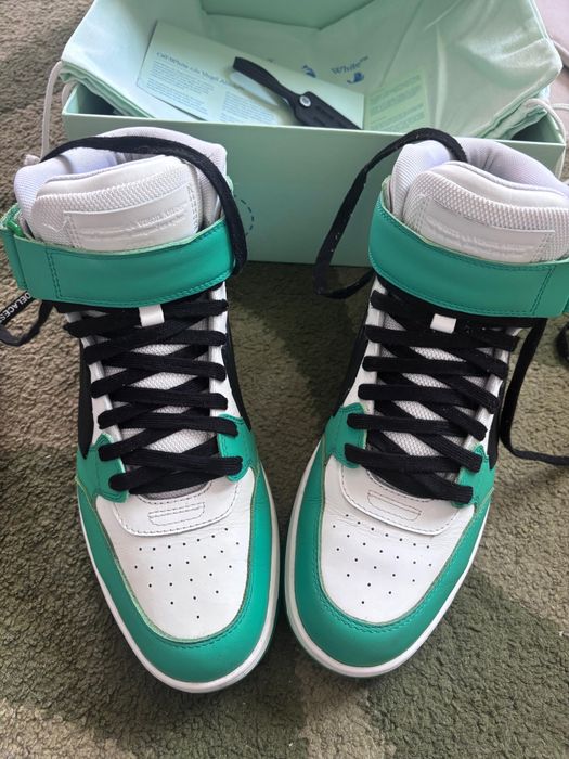 Off-White Out Of Office Mid Top Green/White/Black