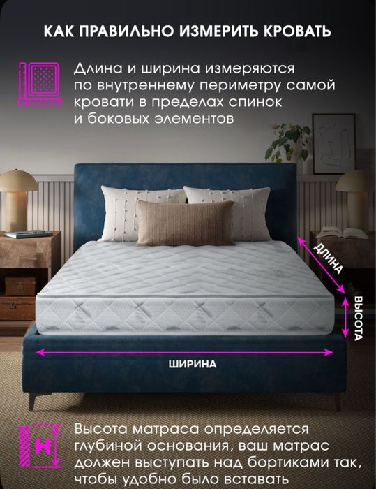 Матрас для кровати ортопедический