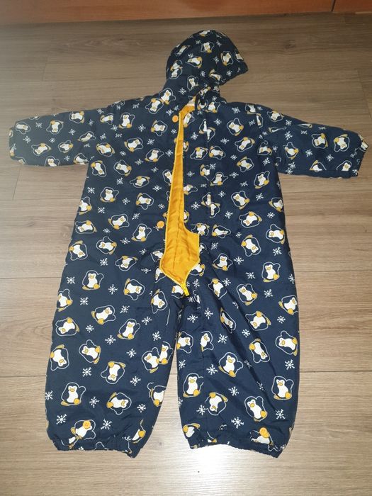 Combinezon Baby Club, 92, cu pinguini