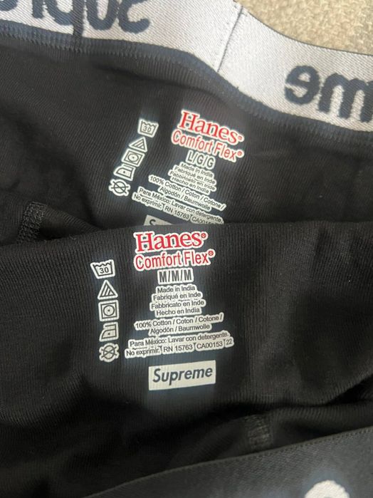Boxeri Supreme negri cu print paisley alb, mărimile M și L, noi în ambalaj