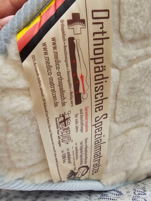 Медико плюс Матрак с масажи и подгряване, ортоподичдвулицев 140 на 190