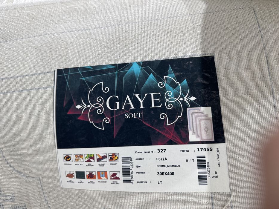Ковер Gaye Soft 300×400 см
