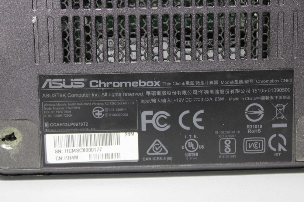 Asus Chromebox CN62 i7