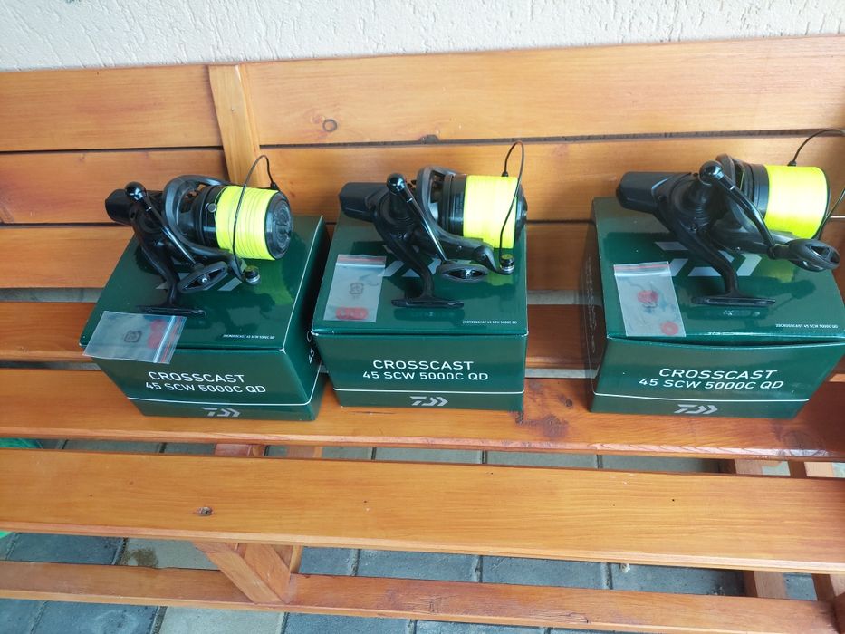 Set 3 mulinete daiwa crosscast 45scw  5000c qd