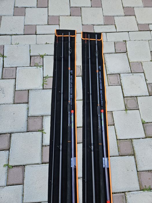 2 × Lanseta Benzar Method Lake Feeder, 3.60m, medium - heavy