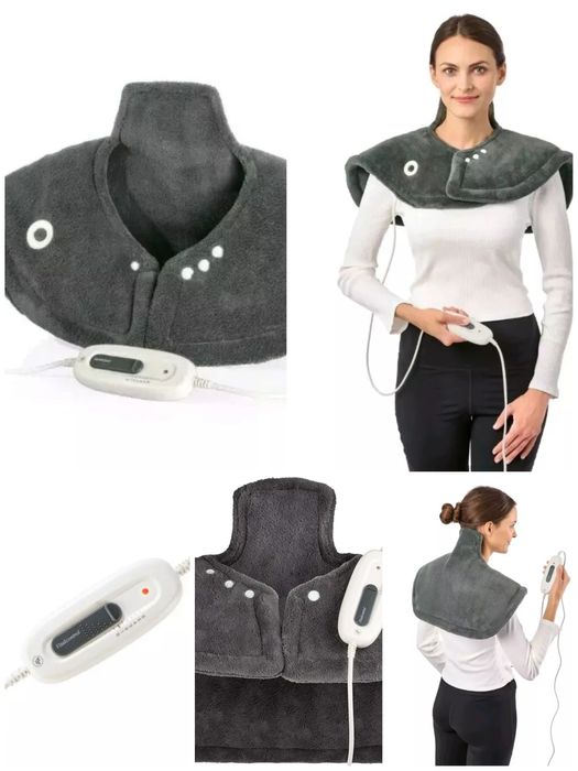 perna electrica cervicala sanitas shk 50 incalzire gat umeri relaxanta