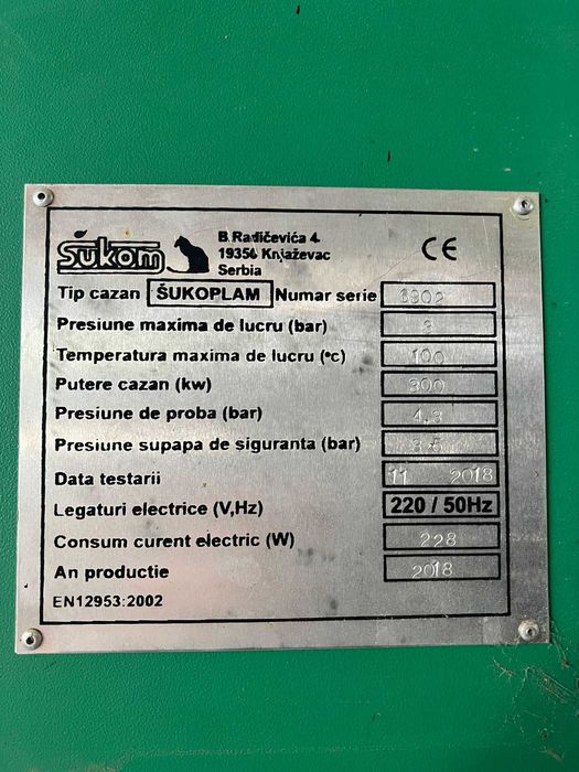 Cazan tabla otel 300kw HeizTech SPPR