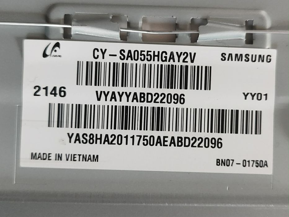 Main board BN94-17511A / BN41-02844 от TV SAMSUNG UE55AU9072U на части