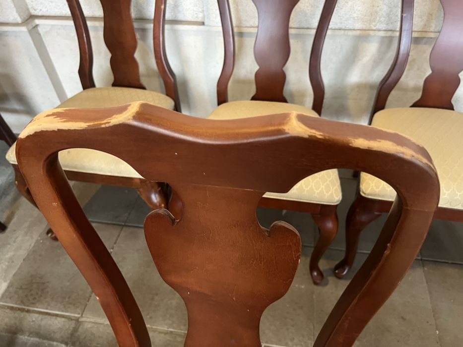 Правоъгълна трапезна маса и столове DREXEL HERITAGE