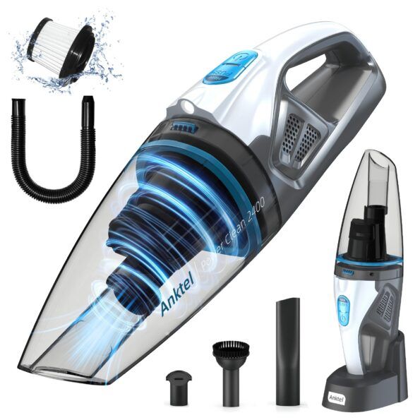 Anktel PowerClean 2400 BH-6101 Безжична ръчна прахосмукачка за мокро и