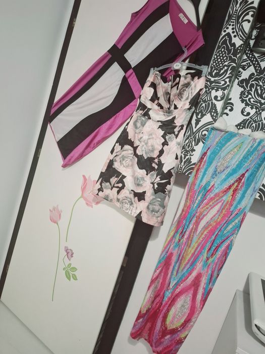 Рокля 3 на цената та 1. Лилаво изкушаваща визия.