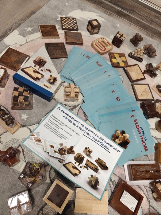 Лот 60бр пъзели Игри за будни умове