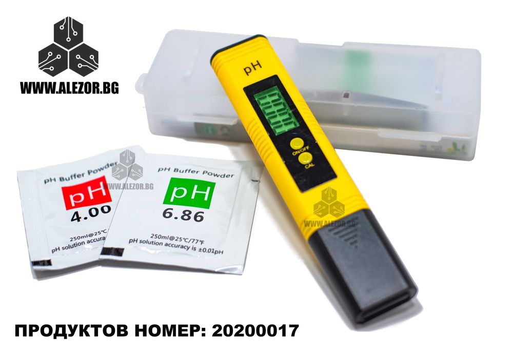 PH Метър С Автоматично Бутонно Калибриране 0 До 14.00 PH, 20200017