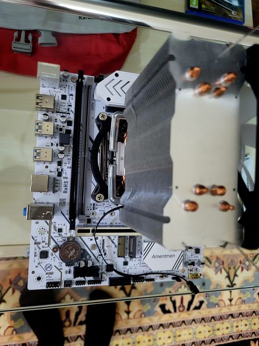 Материнская плата.  Процессор. Куллер