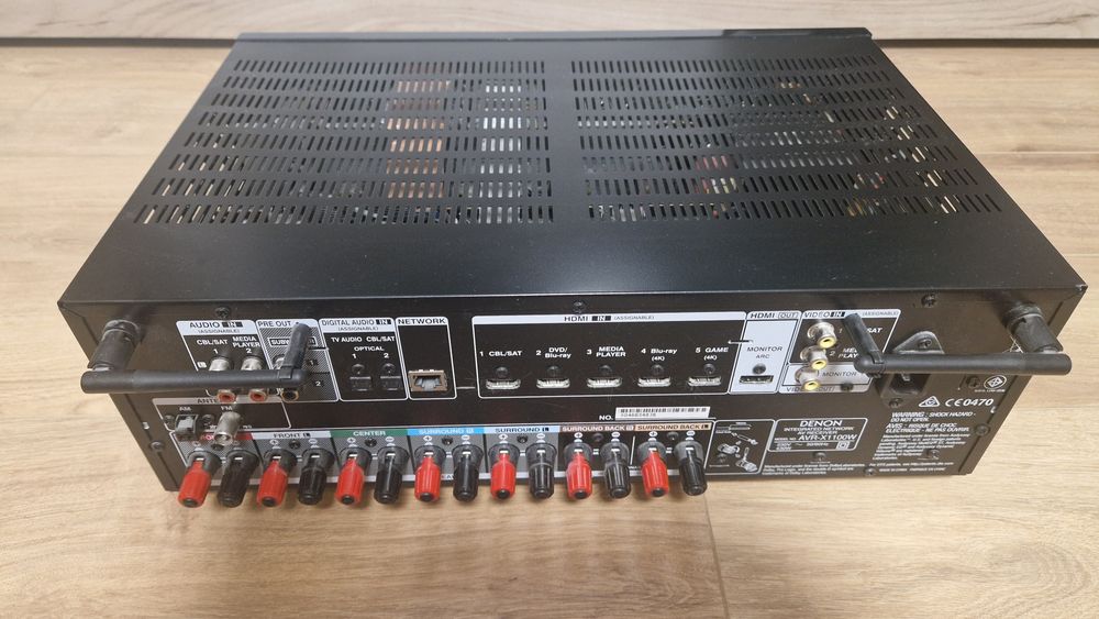 Denon AVR-X1100W 7.2 Channel. Bluetooth Usb Hdmi Wi-Fi Ethernet